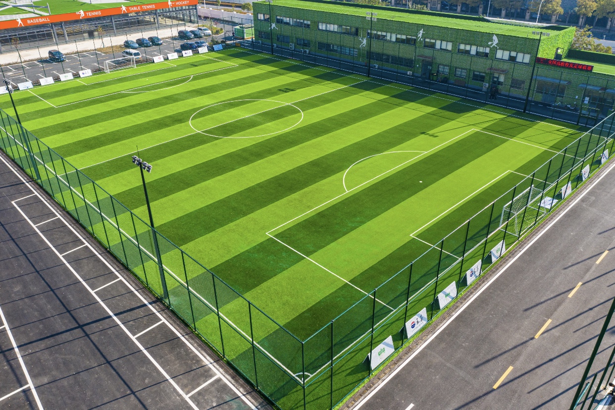 足球场“常青”秘密:比赛级人造草坪如何做到十年如新