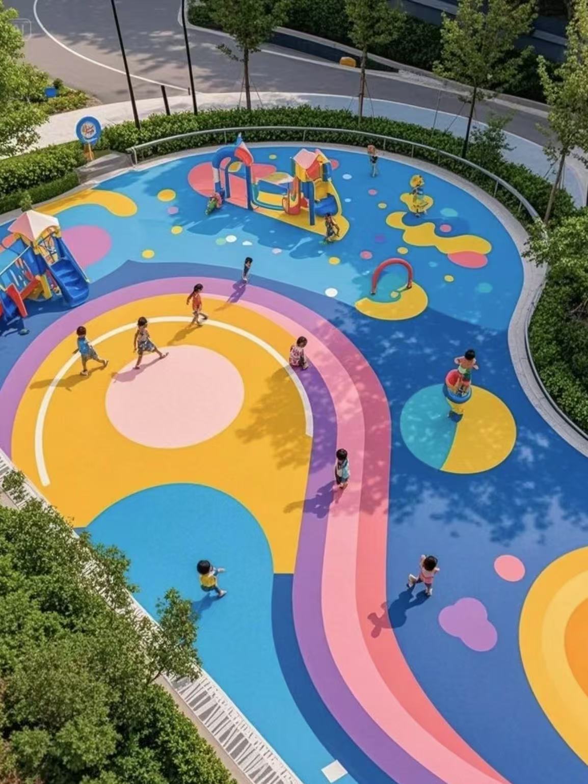 幼儿园丙烯酸活动场地,材料选择有哪些讲究?